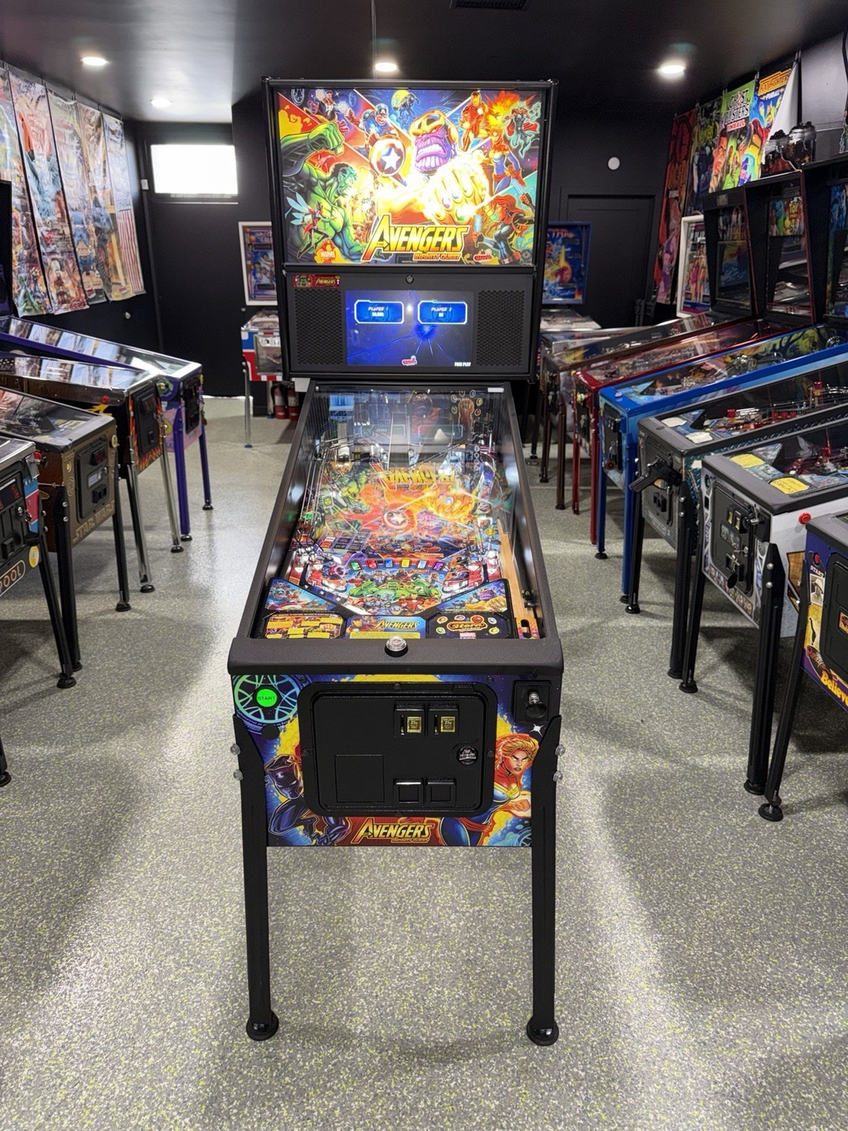 Avengers Infinity Quest Pro Edition Pinball Machine