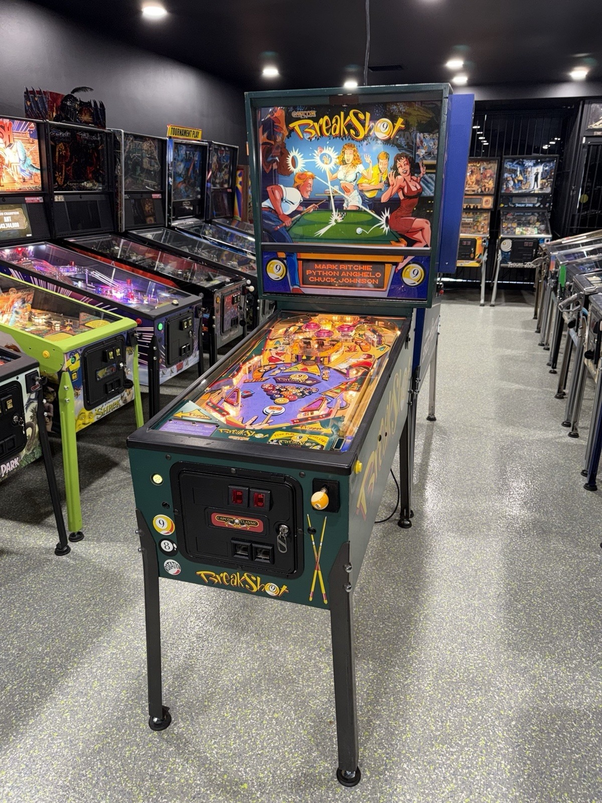 Breakshot by Capcom 1996 Pinball Machine