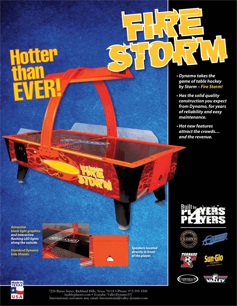 Fire Storm Air Hockey Table - Image 3