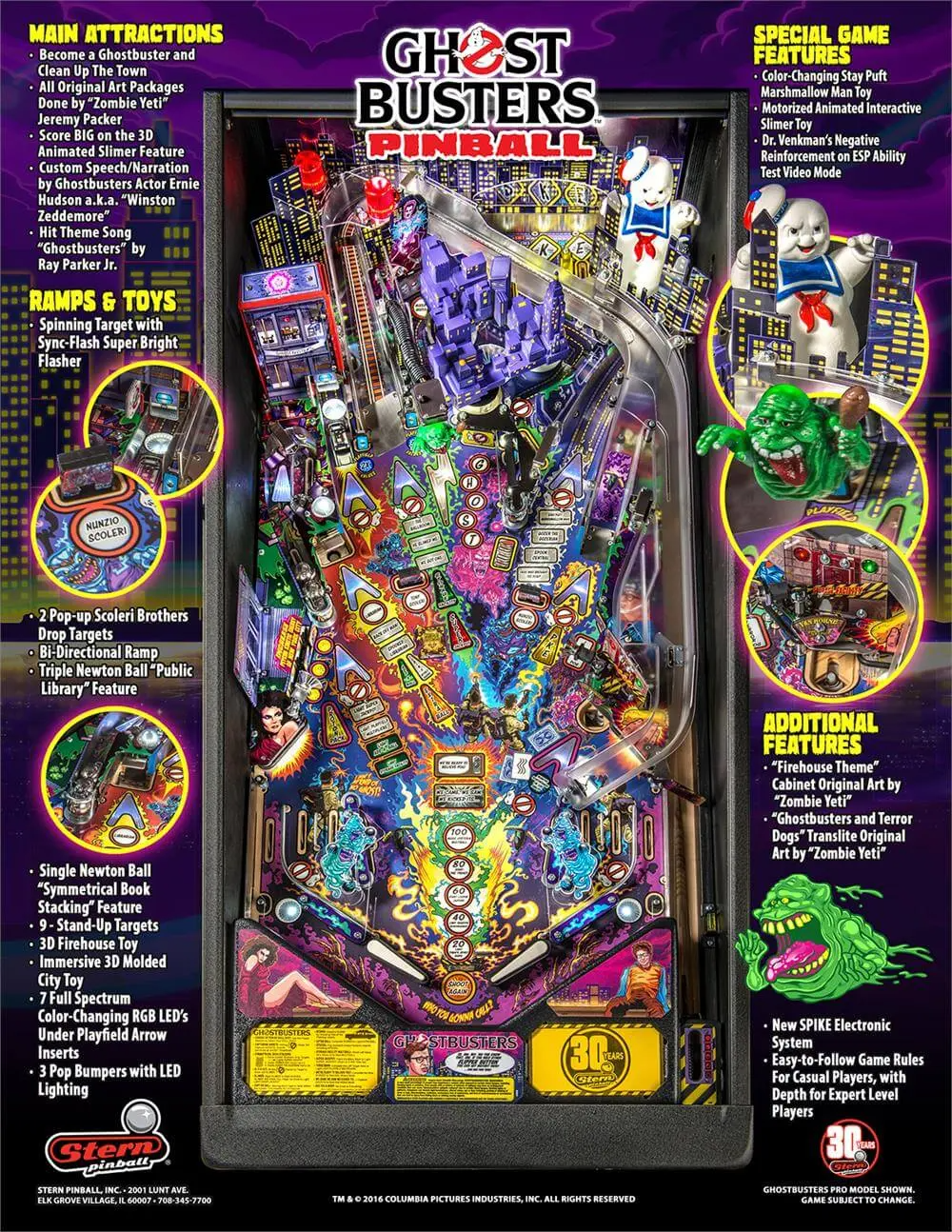 Ghostbusters Pro Pinball Machine by Stern - Image 5
