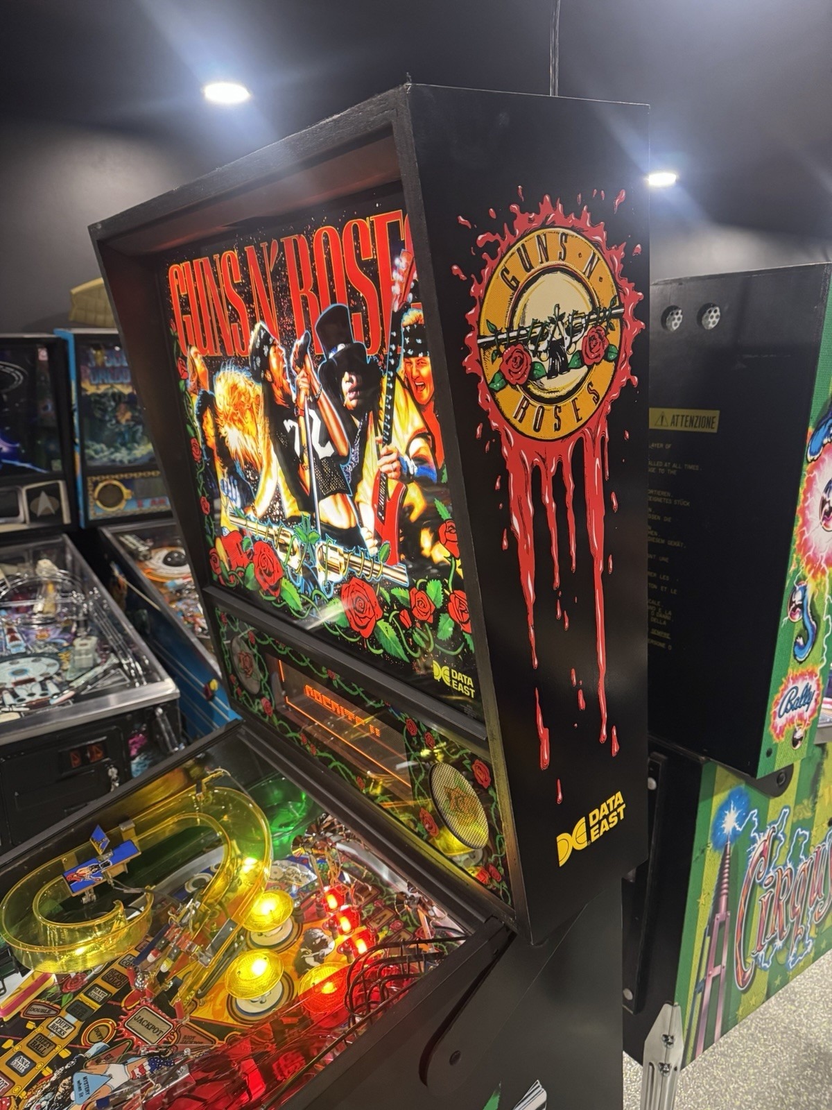 Guns n Roses Data East 1994 Pinball Machine - Image 5