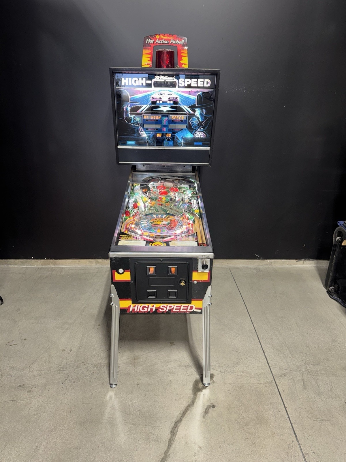 High Speed pinball machine by Williams