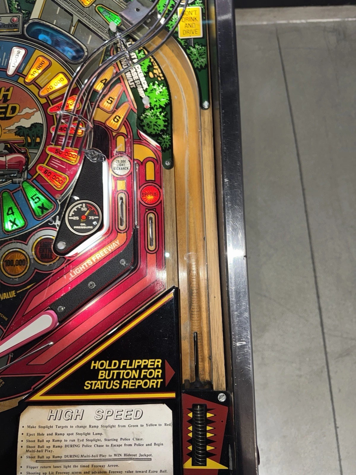 High Speed pinball machine by Williams - Image 7
