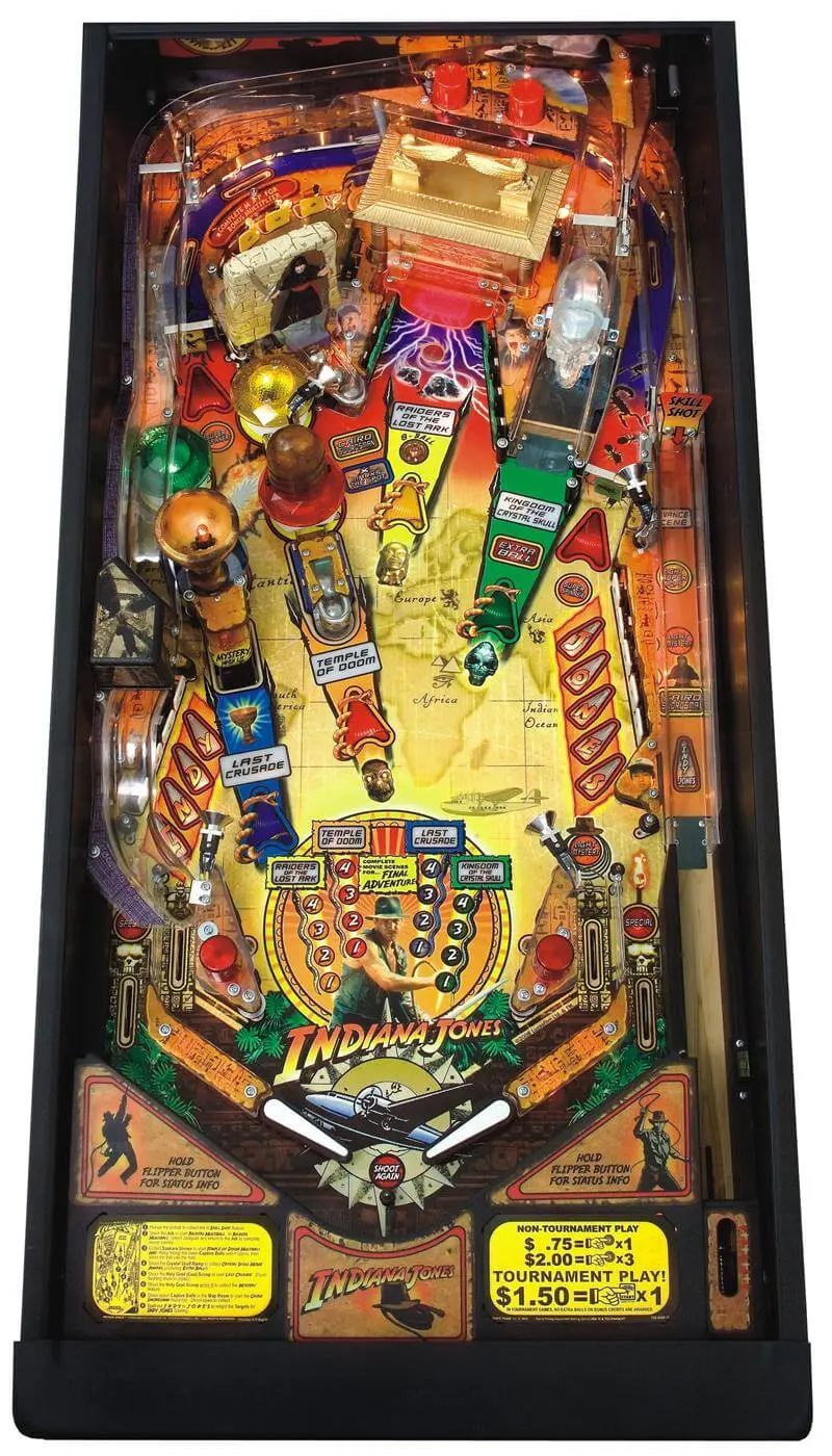 Indiana Jones Pinball Machine (2008) by Stern - Image 5