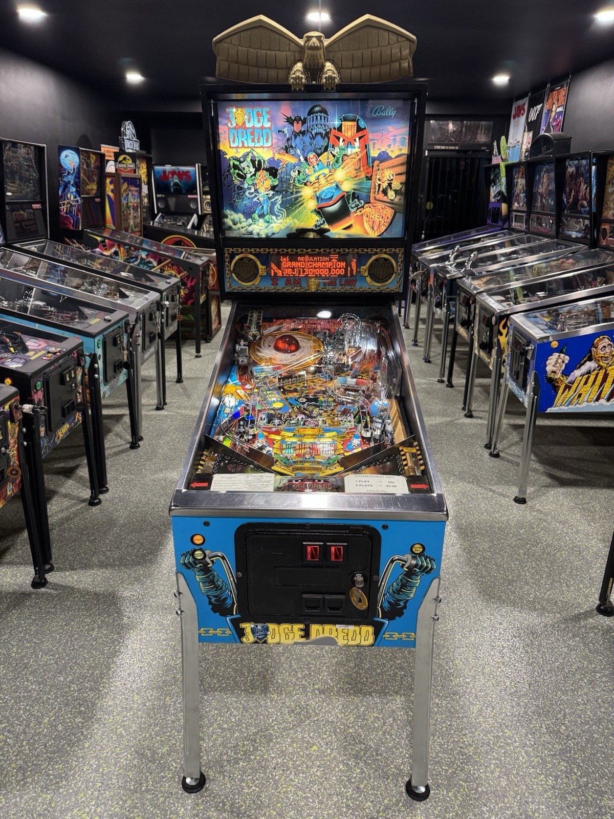 Judge Dredd Pinball Machine by Bally 1993