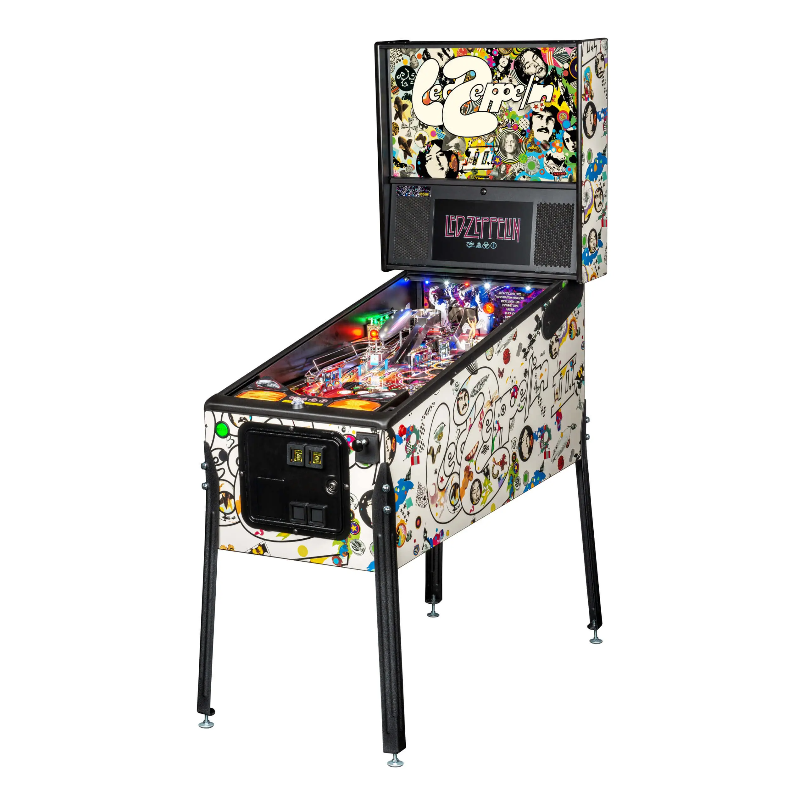 Led Zeppelin Pro Pinball Machine
