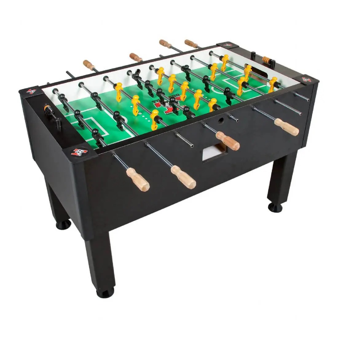 Tornado T-3000 Tournament Foosball Table in Matte Black