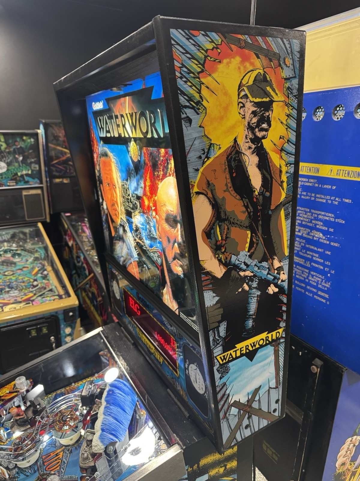 Waterworld Pinball Machine by Gottlieb 1995