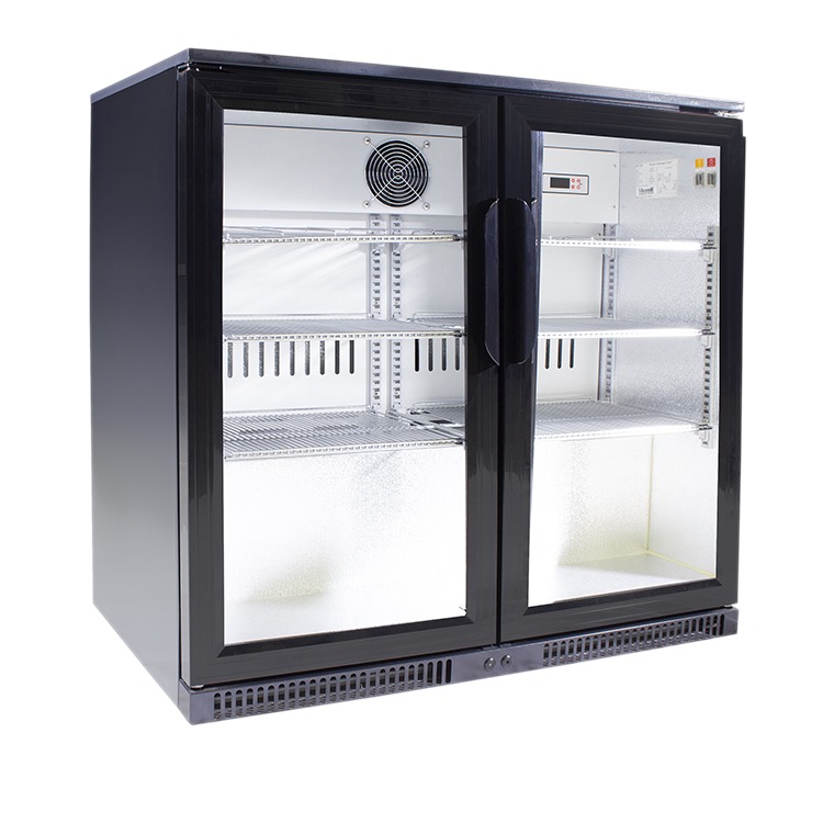 Double Swing Door Under Counter Beverage Cooler – SMBC-200