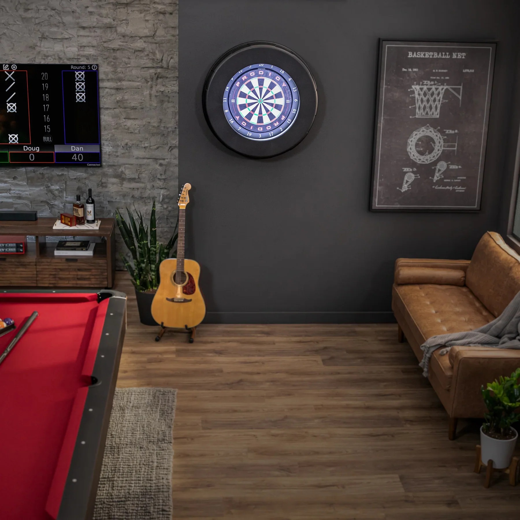 Prodigy Darts Automatic Scoring Bristle Dartboard System