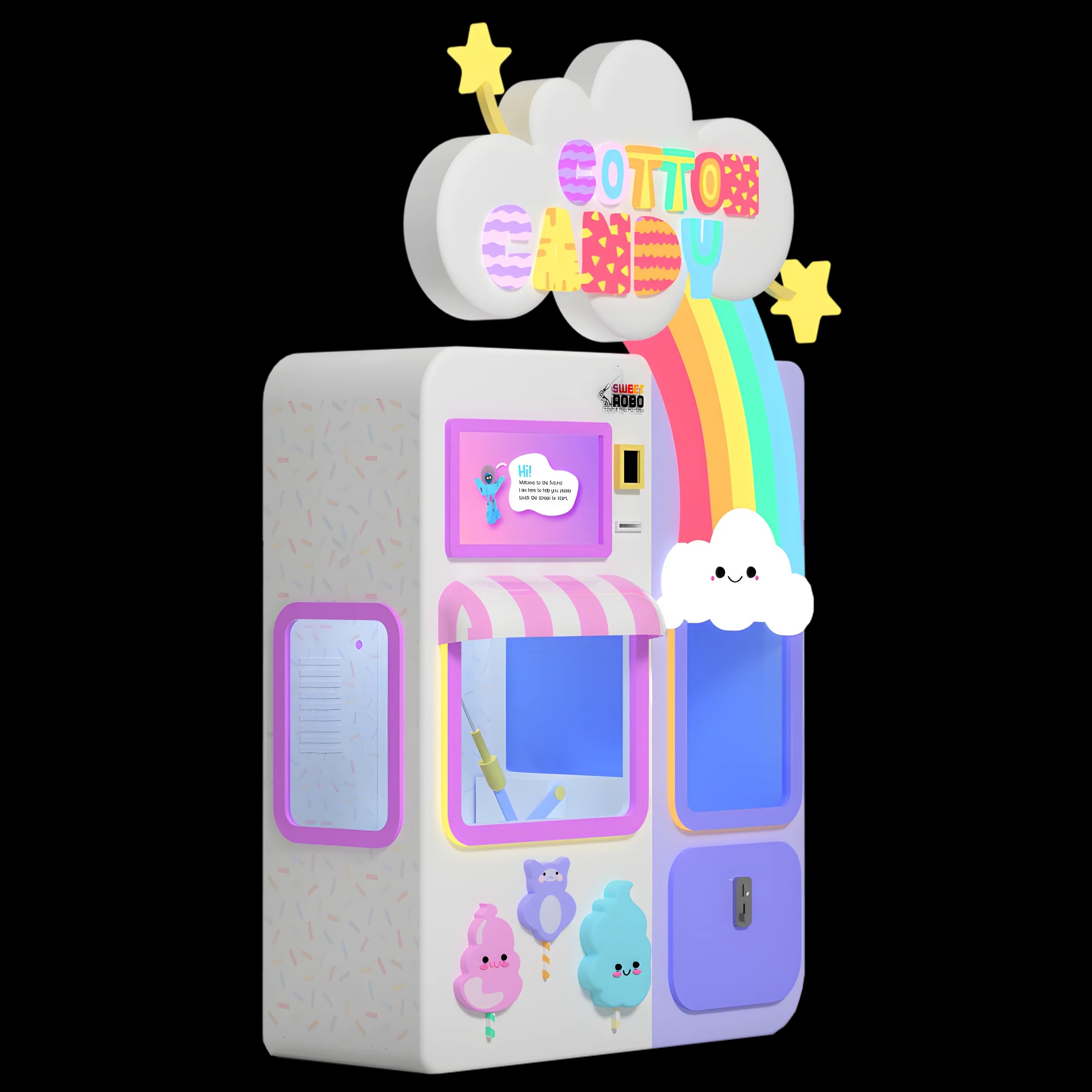 Cotton Candy Robot VX – The Ultimate Showstopper