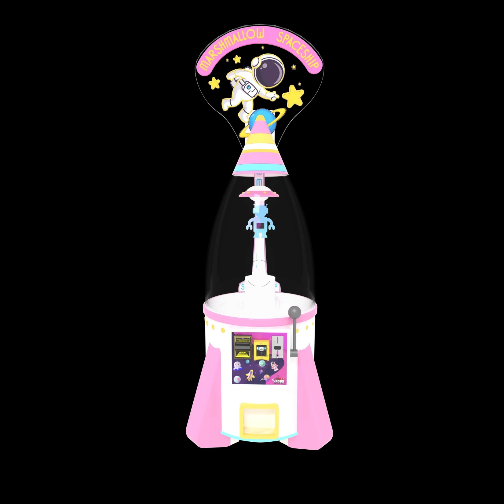 Sweet Robo Marshmallow Spaceship Machine