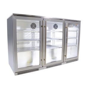 Triple Swing Door Under Counter Beverage Cooler – SMBC-300SS